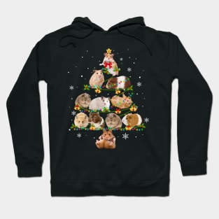 Cute Guinea Pig Christmas Tree Xmas Gift Hoodie